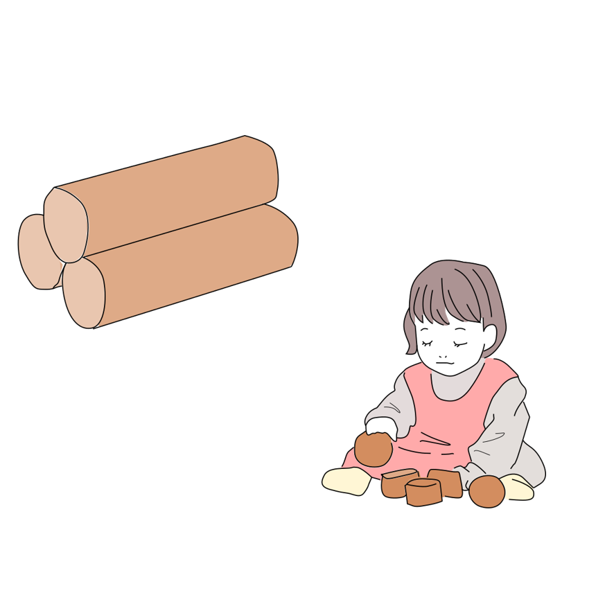 間伐材イメージ